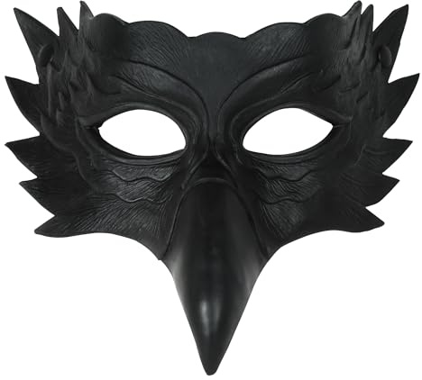 lckellong Halloween Eagle Cosplay Mask Bird Beak Costume Mask Masquerade Half Mask Mardi Gras Day Party Supplies