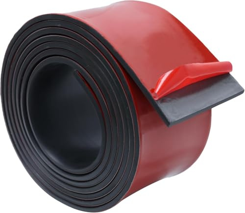 Storystore Bandes adhésives en caoutchouc néoprène 75 mm (l) x 5 mm (P) x 3 m (L) - Bandes et rouleaux en caoutchouc solide pour joints de bricolage, artisanat, tampons, protection de sol, supports
