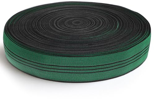 PercyEffie Elastic Webbing High Elasticity Upholstery Webbing 2 Wide 82ft Long Latex Band DIY Sofa Chair Couch Repair Material Stretchy Spring Alternative Furniture Restoration Elastic Strap