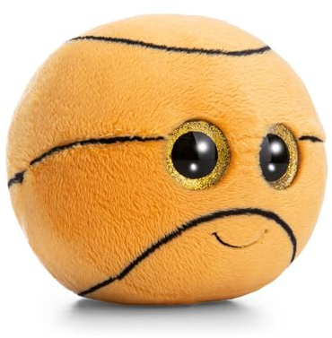 Kuscheltier GLUBSCHIS Basketball Rob 13cm - orange - Stofftier aus weichem Plüsch, niedliches Plüschtier zum Kuscheln und Spielen, für Kinder & Erwachsene, tolle Geschenkidee | 63029