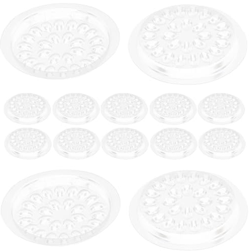 OKUMEYR 30pezzi Porta Colla Ciglia Finte Acrilico Supporto Estensione Ciglia Vassoio Grafting Eyelash Tool Resistente e Portatile per Uso Professionale e Domestico