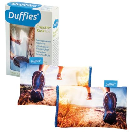 Duffies Anti- Geruchskissen für Schuhe und mehr 2 Stück/1 Paar