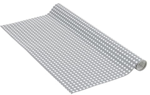 Venilia Lámina adhesiva, Erika Gris Salpicado, 45cm x 1,5m, Espesor 95μ, Vinilo autoadhesivo para muebles o cocina, decorativas papel pintado pared, PVC sin ftalatos, Fabricado en UE
