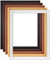 myposterframe Schattenfugen Rahmen 100 x 100 cm Holz Leerrahmen Mira für Leinwand Natur lackiert