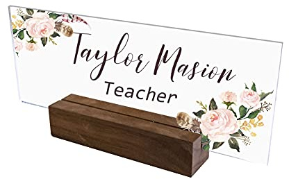 10 Pieces Rectangle Acrylic Sheet- Blank Transparent Plexiglass Acrylic Sign for Name Plates for Desk, Place Cards, Cricut Cutting and Engraving and DIY Projects (3 x 7.9 Inch)