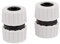 Mivos 2 x Schlauch-Reparatur für 1/2 Zoll (13 mm) Gartenschläuche - Hergestellt aus 90% Recyceltem Kunststoff - Schlauch-Kupplung 1/2 - Reparaturverbinder - Made in EU