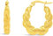 ARS-ARGENTI Creolen Ohrringe Damen Mädchen Sterling Silber 925 Gold 18K - hypoallergen (Edle Creolen AUBREE Edelstahl 18K vergoldet 22x4mm)