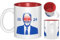Nuyhgtr Tasses à café Biden 2024-350 ml en céramique pour élection du président vote – Tasses à café amusantes pour décoration de cuisine, tasse de voyage pour café, thé, eau potable