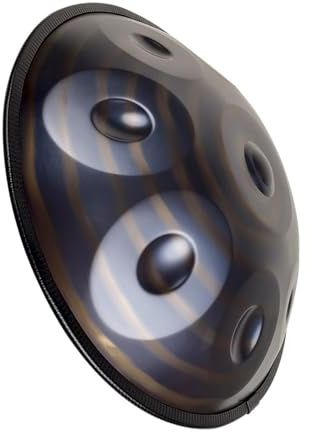 Handpan Drum 22 Zoll Schlaginstrument Handtrommel Aus Stahl - 9/10/12/14 Notes Handtrommel In D Kurd-Moll, 440 Hz Handpan Drums Schlaginstrument Stahl-Handpan-Trommel, 56cm(432Hz,9Notes)
