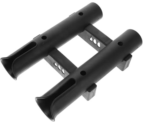 POPETPOP Double Tube Fishing Rod Holder for Boat Detachable Rod Rack Pole Holder for Sea