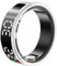 Smart Ring mit LED-Anzeige, Smart Ring Fitness-Tracker, IP68 Wasserdichter Fitness- und Schlaf-Tracker für Damen und Herren mit Ladehülle, APP für für Android, Silber (#11)
