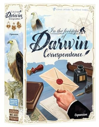 in The Footsteps of Darwin: Correspondence Expansion to Mensa Select Winner | Ages 8+ | 2 to 5 Players | 30 Minutes
