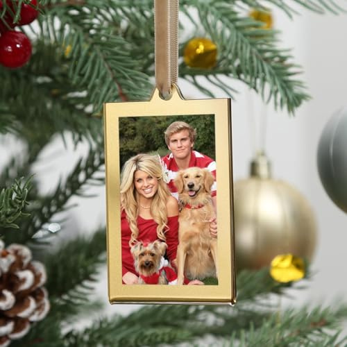 8 Piezas Personalizado Marcos De Fotos Cuadros Portafotos Adornos Picture Frame Arbol Doble Cara Navidad Casa Decoracion Navideños Christmas Tree Bolas
