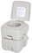 HOMCOM WC Portable Chimique 20 l avec Couvercle pour Camping, Voyage âgés, Caravane, Bateau avec cyterne, Charge 200 kg 41,5 x 36,5 x 42 cm HDPE