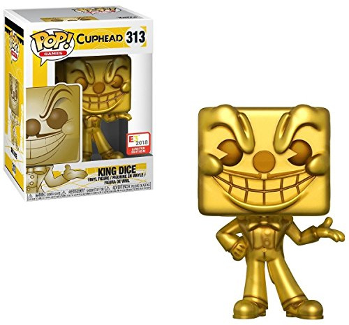 Funko Pop! Spiele # 313 Gold König Würfel (2018 E3 Exklusiv)