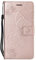 DENDICO Cover per Huawei P10 Lite, Pelle Portafoglio Custodia per Huawei P10 Lite Custodia a Libro con Funzione di appoggio e Porta Carte di Credito - Oro Rosa