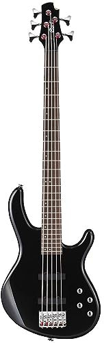 Cort Action Bass V Plus 5-String Electric Bass Guitar, Black