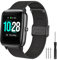 Uhrenarmband für ID205l Serie, Edelstahl-Schnalle, Armband kompatibel mit SW021, Edelstahl