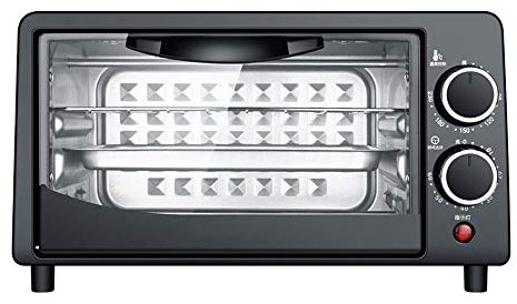 oven Household Electric Oven 12L Small Cake Baking Making Oven Multifunctional Desktop Pizza Bread Baking Machine halogen ovens (Black)