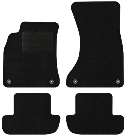 Ideal angepasst Velourmatten Automatten CARMATS passend für Audi A5 8T 8F7 Cabrio 2012-2016