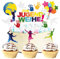 15 Stück Tortendeko Zur Jugendweihe Cake Topper Bunt Tortenstecker Papier Kuchendekoration zur Jugendweihe Jungen und Mädchen Jugendfeier usw.