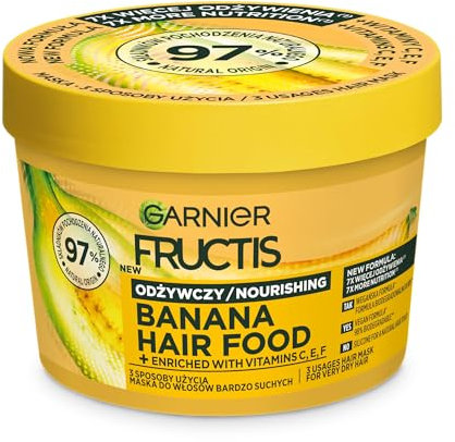 Garnier Fructis Hair Food Banana Trockenhaarmaske 400ml