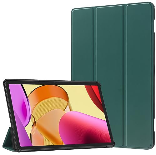 HoYiXi Custodia per Amazon Fire Max 11 Tablet 2023 Tablet Ultra Sottile Tri-Fold Case Protettiva in pelle Custodia Cover con Supporto Funzione - verde