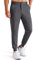 Libin Pantaloni da Golf da Uomo Elasticizzati Slim Fit Jogging Pants Sportivi Abito Pantaloni Lunghi Jogger Tessuto Pants con Tasche, Grigio Scuro XL