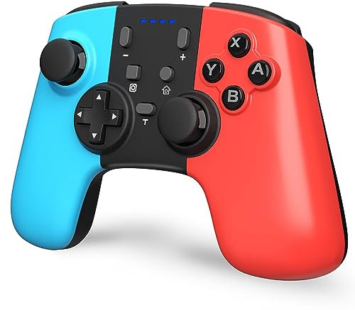 Gaaqii Manette Switch, Manette Pro pour Switch sans fil pour Switch 2/Switch/Lite/OLED/PC Windows avec Wake Up/Turbo Function/6 Axis Gyro Sensor/Dual Vibration/Captures d'écran