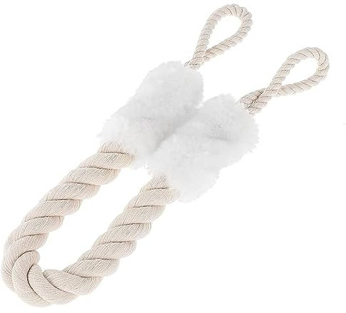 Türkordel Baumwolle Türstopper, 1 Stück Klinke Weiß Türkordel Klemmschutz Für Türen Haustier Und Kinder Fingerschutz, Multifunktion Türschnüre Klemmschutz Für Tür Fenster Weich Baumwolle 60 Cm Weiß