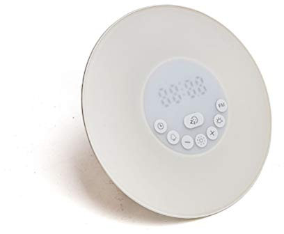 TEmkin Alarm Clock Wake Up Light Alarm Clock Sunrise/Sunset Simulation Luminous Digital Clock with FM Radio Night Light Touch Control Table Clocks
