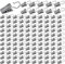 AIMEKE 120 Stück Vorhang Clips Gardinen Klammern mit Haken Metall Vorhänge Clip für Schlafzimmer Badezimmer Heimdekoration (Silber)