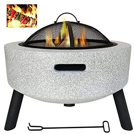 Kleine Feuerstelle, Feuerstellen für den Außenbereich, Tisch-Feuerstelle, Außenheizungen und Feuerstelle, Grill, Feuerstelle, Schüssel, Hinterhof, Terrasse, Gartenkamin
