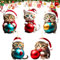 Weihnachtsbaum Katzen Anhänger Niedlicher Acryl Katze Anhänger Weihnachts Deko Süße Christbaumschmuck Weihnachtsschmuck Geschenk Lustiger Weihnachten Katzen Ornament (5 Stück)