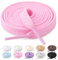 Stepace Lacci Piatti per Scarpe 100% Cotone Stringhe Scarpe Sportive Larghezza 8mm Lacci per Sneakers Resistenti per la Corsa Sportiva Rosa 130