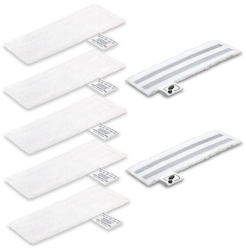 AVAENZO 6 Stück Mikrofaser-Tuchset für Kärcher Easyfix SC1 SC2 SC3 SC4 SC5 Dampfreiniger Zubehör Bodendüse Tücher Ersatzteile