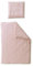 Ehrenkind® Bettwäsche-Set Musselin | 100% Bio-Baumwolle | Standard 100 by Oeko-TEX | 220x155cm + 80x80cm Rose | Bettwäsche 155x220
