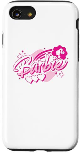 iPhone SE (2020) / 7 / 8 Barbie - Pink Y2K Logo with Hearts Case