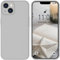 HGH iPhone 13 Hülle Silikon Case, Schutzhülle Hülle für iPhone 13 6.1'' Kieselkalk