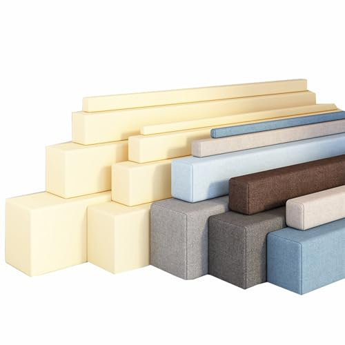 Yuing Ritzenfüller für Matratzen, Bett Spalt Füller Mehrere Größen Bett Keilfüller, Matratzenkeil Ritzenfüller Schließe Lücke Zwischen, Langes Kopfteil Kissen (Thick 20cm)