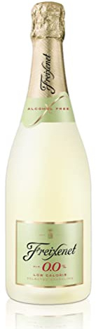 Freixenet Alkoholfrei 0,0% vol. (1 x 0,75 l) - alkoholfreie und kalorienreduzierte Alternative zu Sekt, Cava und Champagner (Low-Calorie und vegan) (Packung mit 6)