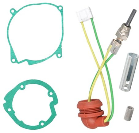 TKSE 12V 2KW Auto Luft Heizstecker Service Kit, Keramik Pin Glühkerze Kit für Luft Standheizung Auto LKW Boot mit Glühkerze Dichtung und Glühkerzenschlüssel Passend für Webasto Eberspacher Heizungen