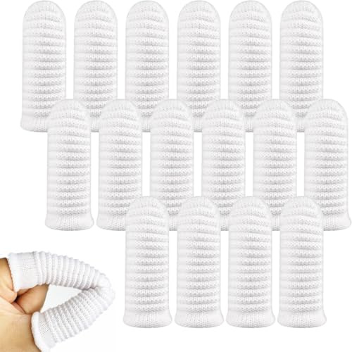 Duoleimi Packung mit 16 Fingerzahnbürsten für Hunde, Zahnpflege und Zahnreinigung, Wiederverwendbare Hundezahnbürste für kleine Hunde, Fingerlinge Hunde Zahnpflege, Hunde Zahnbürste.