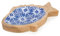 Logbuch-Verlag Fisch kleine Seifenschale Dekoschale Holz blau weiß Schale maritim Schmuckschale 18 x 11 x 2,5 cm