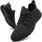 KTVHYW Schuhe Herren Leicht Sportschuhe Laufschuhe Atmungsaktive Turnschuhe Sommer Hallenschuhe Sneakers Herren Outdoor Tennisschuhe Straßenlaufschuhe für Running Walking Joggen Fitness Schwarz 41
