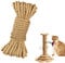 Corda di Iuta 10 mm Corda di Canapa 10 M Spago per Decorazioni Cordas Tiragraffi per Gatti Cordas Nautica Spago Juta per Fai Da Te Decorazione Domestica Artigianato Giardinaggio Tiragraffi