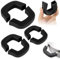 3 Pairs Silicone Pot Grips, 3 Sizes Silicone Assist Handle Holder, Anti-Scalding Pot Ear Grips, Anti-Slip SiliconePot Handle Grip, Heat Protector for Kitchen Cooking Skillets Pans Soup Pot (Black)