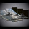 AiWLPTian Leinwand Bilder 5 Stück Set Star Wars Raumschiffe Star Destroyer Hd gedruckt 5 Stücke Leinwand Wandkunst Malerei Modular Murals Poster Print.,L