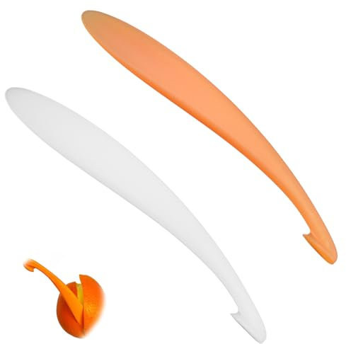 2 Stück Orangenschäler, Orange Schäler, Effektiver Zitrusschäler für Orangenschäler und Andere Zitrusfrüchte, Orange Peeler Praktisches Schäler Werkzeug für Küche und Alltag