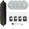 HEIBTENY Kit d'accessoires de rechange pour balai principal, pour Dreame, Mova, X40 Ultra, L30 Ultra, P10 Ultra, S10, pour robots aspirateurs